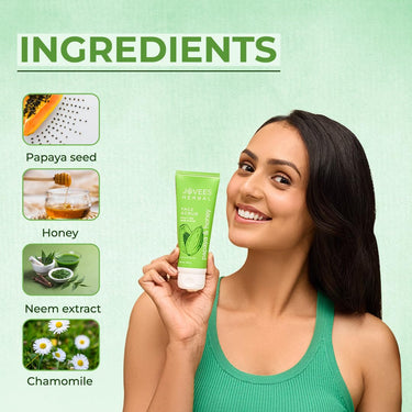 Jovees Herbal Papaya & honey Face Scrub For Normal to Dry Skin 100gm